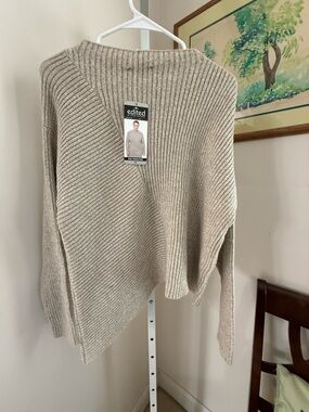 Edited By Remi Bader. Rib High Neck Sweater. NWT. Size 1X.